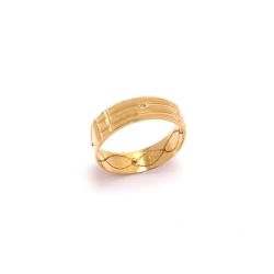 Anel Pir�mide em Ouro 18 Kilates - 21389